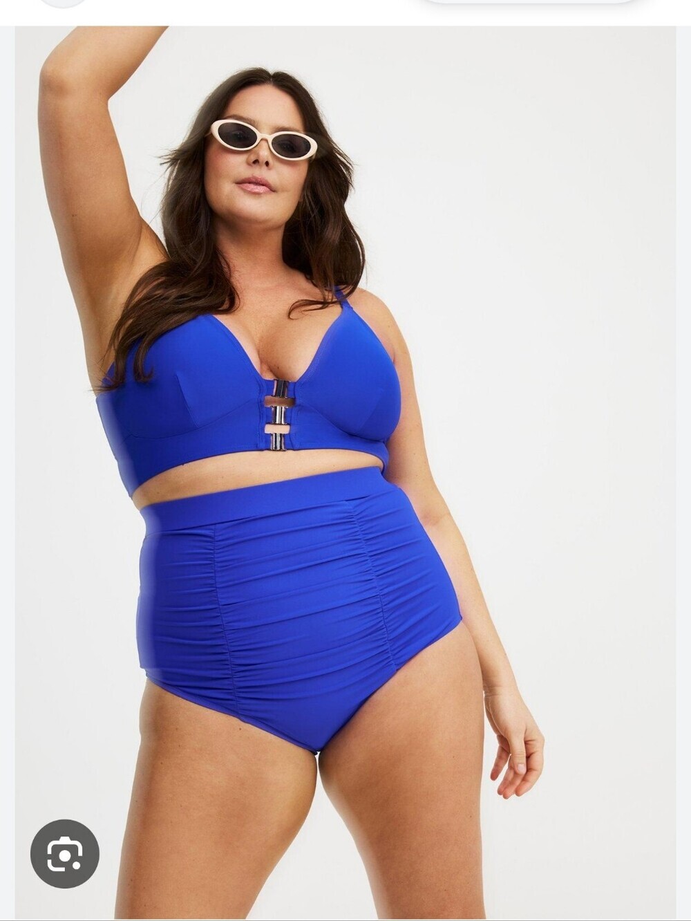 Nwot TORRID 1X ROYAL BLUE BUCKLE BIKINI SET
